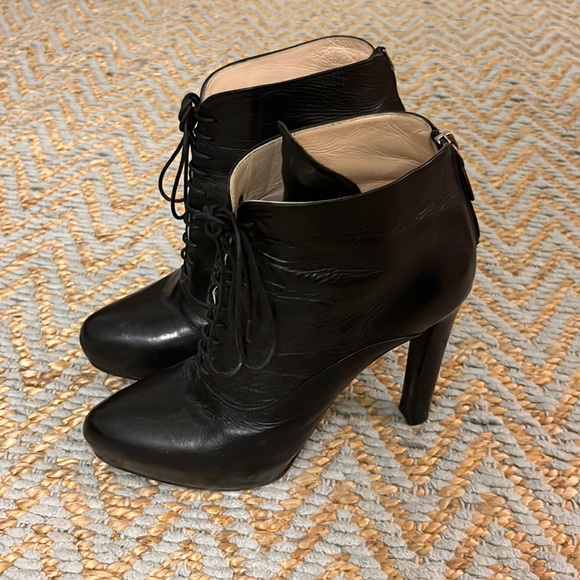 Black Prada High Heeled Booties - Picture 1 of 13
